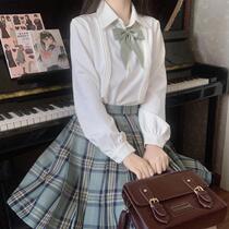 Kasugabe (Camellia Yanyun) spot original green plaid skirt jk uniform orthodox girl pleated sweet