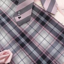 Kasukabe (Sakura Dove) spot original black and pink plaid skirt jk uniform orthodox girl pleated sweet cool
