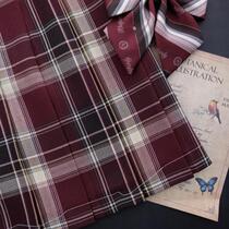 Kasukabe (Rose Island) spot original red plaid skirt jk uniform orthodox girl pleated classy sense