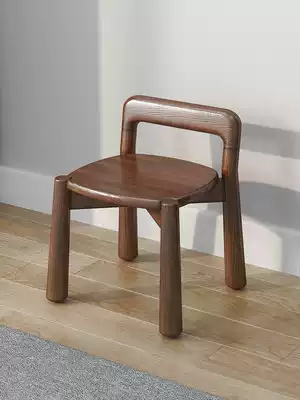 Children's chair solid wood student back chair home small chair stool baby eating dining chair non-slip bench bench