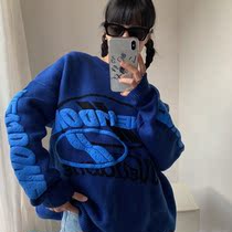 Correct version we11done autumn and winter New foam letter printing pullover welldone sweater knit women