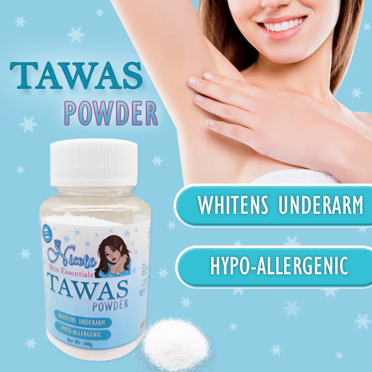 [Nicole Skin Essentials Tawas Powder 100g Natural Deodorant]