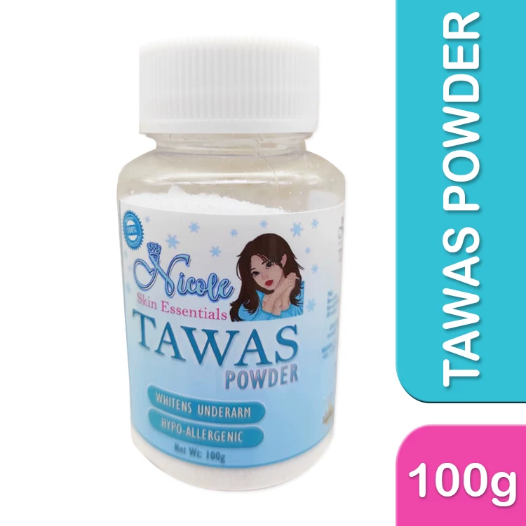 [Nicole Skin Essentials Tawas Powder 100g Natural Deodorant]