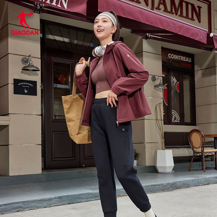 Jordan Woven Windbreaker for Women 2025 Autumn Women's Professional Fashion Casual Sports Comprehensive Training Water-Repellent Thick Jacket