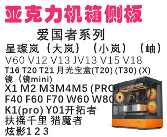 Боковая панель акрилового корпуса серии Patriot Xingcan Lanxiu Xuanying T20 Moonlight Treasure Box V12V13V15V18