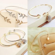 Bracelet female ornament Korean version of minimalist student 100 hitch male and female bracelet can be lettering couples bracelet freshly released