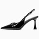 2025 New Pointed-Toe High-Heeled Shoes for Women, Stiletto Heels, Sexy Rivet Strap, Elegant Closed-Toe Sandals for Women, Summer