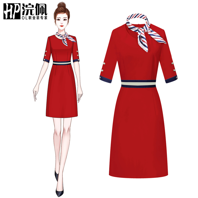 Professional French-Style High-End Dress Ol Simple Host Formal Wear Women's Etiquette Bodycon Skirt Medical Beauty Hotel Work Uniform Professional French-Style High-End Dress Ol Simple Host Formal Wear Women's Etiquette Bodycon Skirt Medical Beauty Hotel Work Uniform