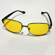 Driving sunglasses yellow light-enhancing glasses night vision for drivers riding at night to filter ultraviolet rays and prevent blue light to see far and brightly