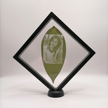 Leaf Engraving Pendulum Pieces Custom Photo Photo Frame Diy Safe Leaves Engraving Double-sided Transparent Girls Girlfriend Holiday Gifts