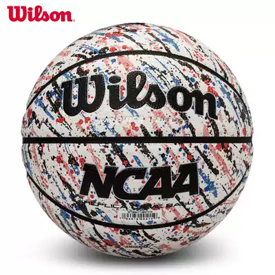 Official Wilson Wilson Basketball NBA No 7 PU graffiti splashing ink Adult basketball wear-resistant NCAA training game