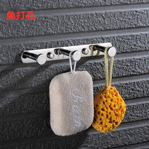 304 adhesive hook Stainless Steel Clothes Hook Wall Wall Toilet Bathroom Coat Hook Rob Hadhesive hook ing