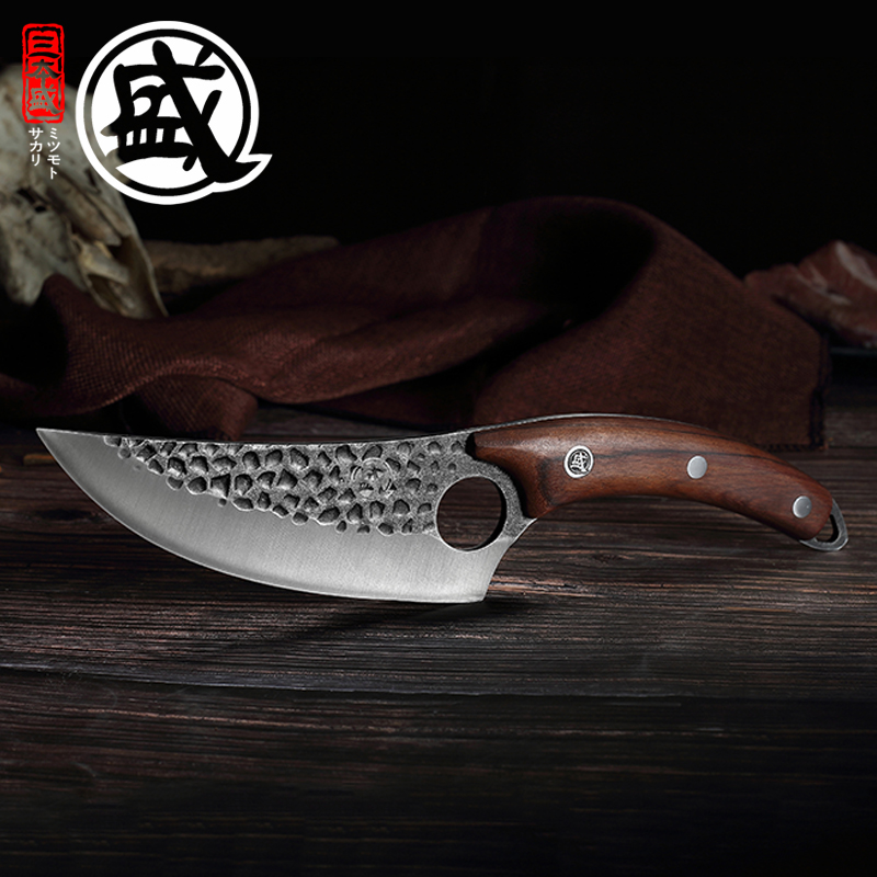 Japan Sanben Sheng hand-forged boning knife to kill pigs special knife butcher fish knife split knife cutting meat knife to bone knife
