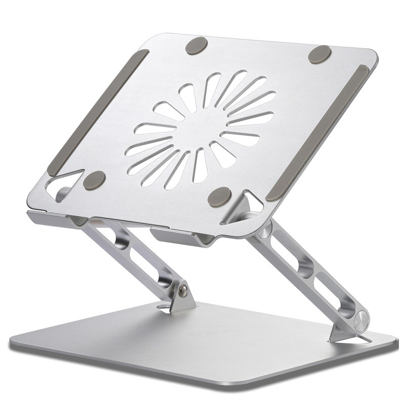 Laptop bracket Stent Desktop Heightening Radiators Aluminum Alloy Base With High Pad High Pad High Band Fan Bracket