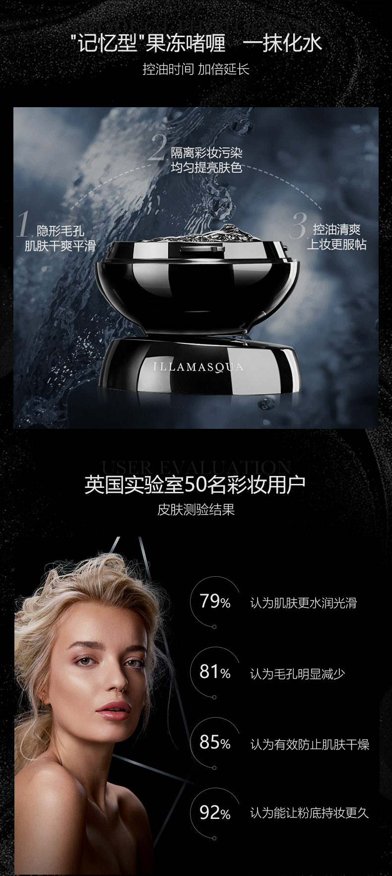英国进口 Illamasqua 抗污染妆前乳 30ml 天猫优惠券折后￥100包邮包税（￥180-80）