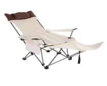 Folding chair outdoor lunch break lounge chair stool sitting and lying dual-use leisure camping portable ultra-light fishing chair beach chair