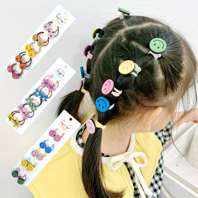 Korean children hair accessories baby rubber band does not hurt hair tie hair Hairband girl rubber band baby small Hairband