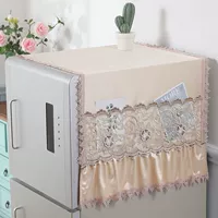 曼本 Холодильник пылевой крышка охлаждения крышки однократная открывающаяся дверь двойная открывающаяся дверь -надежный холодильник, установленная домой простая холодильник ткань
