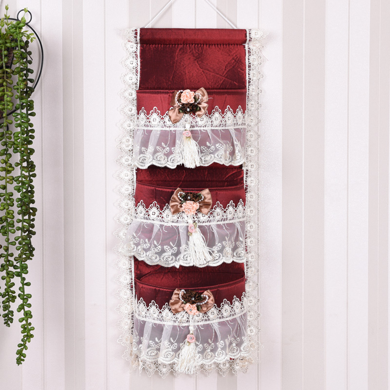 Man Benlace hanging bag cashier bag wall hanging containing student Dormitory door rear hanging bag Objects Theiner Hanging Pocket Wall-hanging