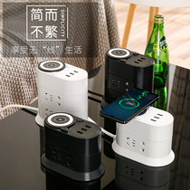 Mobile phone wireless charging socket multi-layer plug-in vertical plug-in board with usb creative plug-in board multi-hole office plug-in