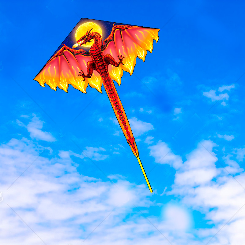New Kite 2021 New Kite Breeze Easy Fly Big Kite Adult Special Dinosaur Kite Kite Wheel