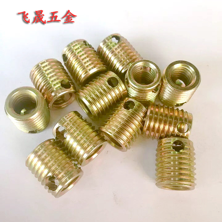 Self-tapping screw sleeve M3-M12 galvanized 307 type self-tapping bush integral screw sleeve 308 type three-hole self-tapping screw sleeve