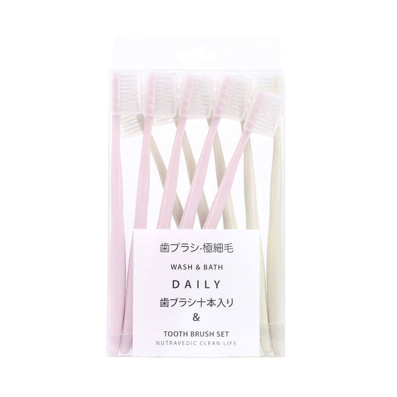 RAOYI home hospitality ultra-fine soft toothbrush Morandi color