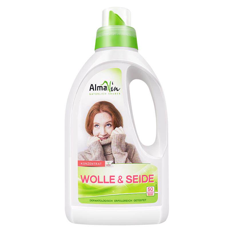 almawin Germany imported organic silk wool detergent special cleaning for mulberry silk cashmere sweater down jacket