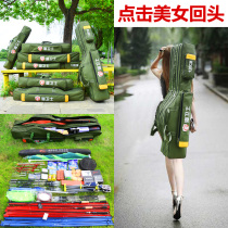 Fish pole bag multi-function fishing bag thick pole bag 1 2 meters three layer waterproof fish bag large capacity fishing gear bag supplies