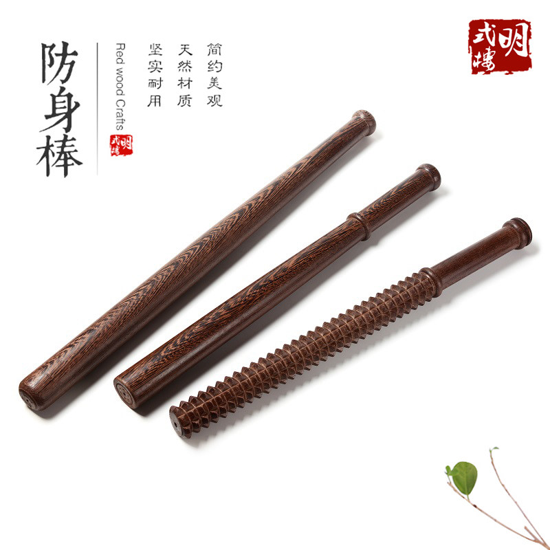 Chicken Wings Wood Anti-Body Solid Wood Hardwood Baseball Rod Solid Baseball Bat on-board anti-body baton-Taobao