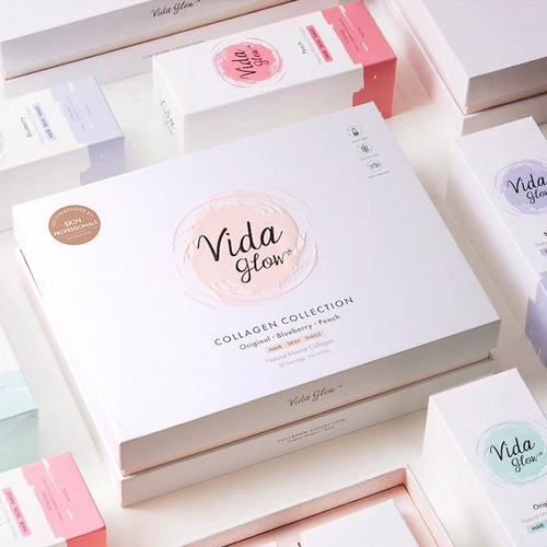 Австралия Vida Glow Collagen Protein Порошеничный порошок Гидравлический порошок жидкость пить пероральное пероральное жидкое пептид.