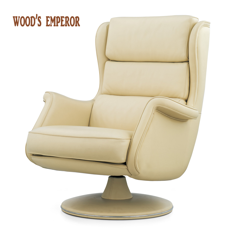 Boss Chair Home Office Chair Comfort Long Sitting Computer Chair Bull Leather President Seat Genuine Leather Light Lavish Chair Sofa Chair