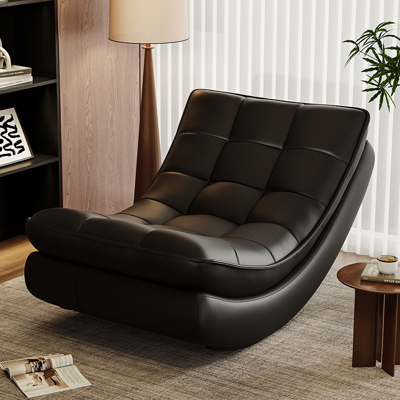 Rocking Chair Recliner for Adults, Can Be Used for Sleeping, Single Lazy Sofa, 2025 New Model, Simple Balcony Home Leisure Chair Rocking Chair Recliner for Adults, Can Be Used for Sleeping, Single Lazy Sofa, 2025 New Model, Simple Balcony Home Leisure Chair
