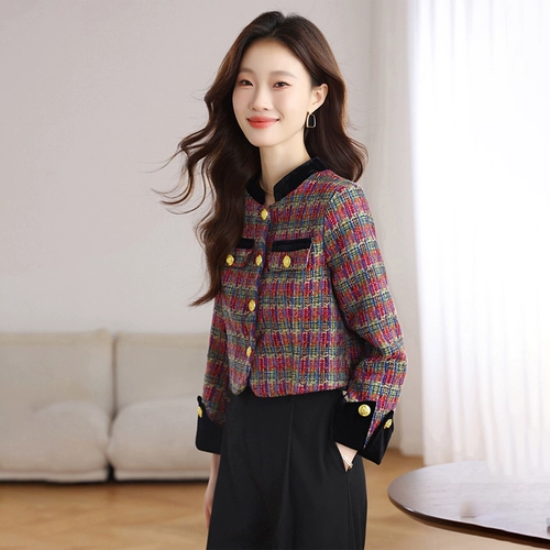 Весенняя элитная модная куртка, в стиле Шанель, 2025 года, по фигуре