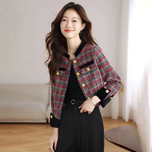 Весенняя элитная модная куртка, в стиле Шанель, 2025 года, по фигуре