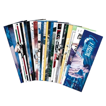 Gypsophila hand banner custom ticket stub custom printing square small card coated paper laser pearlescent support hand banner printing