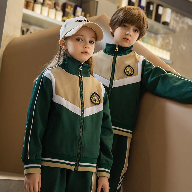 New Products Kindergarten Garden Clothing Spring Autumn Winter Boys Girls Girls High School Uniforms Suit Korean Version Sportswear Class Clothing