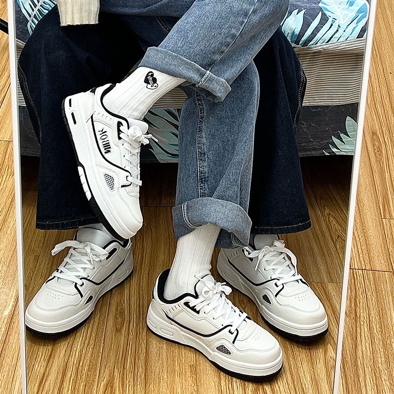 South Korea's great retro lovers shoes 2022 new spring and summer 100 hitch casual sports thick bottom men and women boards and shoes