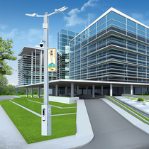 led smart street light outdoor light 220V high pole light Road street light Road road city power project street light pole 8 6 meters