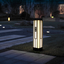Outdoor courtyard wall courtyard column head lamp garden villa community waterproof wall door pillar lamp household lawn lamp