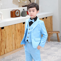 Childrens suit dress Korean version of British foreign style suit piano performance uniform big boy catwalk full set