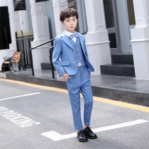 Childrens suit dress suit boy piano performance model catwalk show performance small suit full set of formal dress spring and autumn