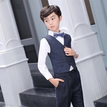 Childrens vest dress suit with four-piece set