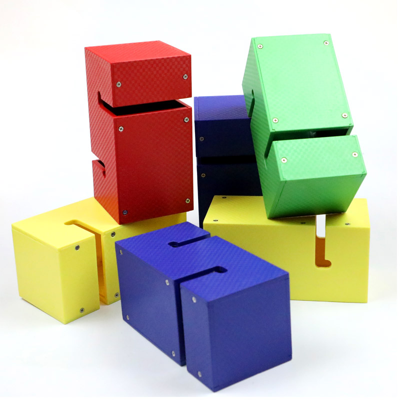 Group building synergy to build tower activities game props team building pile building tower to expand interesting games equipment