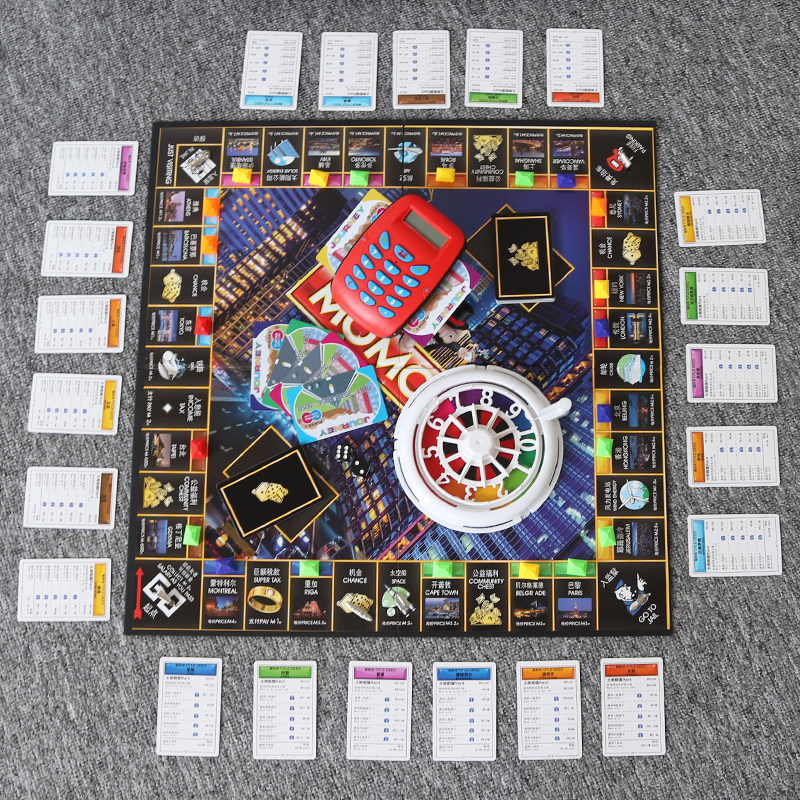 Formal Knowledge Mogul Big Multimillionaire Game Chess Adult Luxury Edition Mega World Tour Classic Edition Children's Table Tours