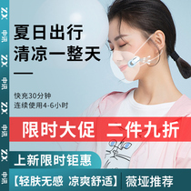 Li Jiazaki Recommended) Fresh wind mask fan Breathable Burst Ventilation Man Tide CHINA WIND STEREO ELECTRIC MASK