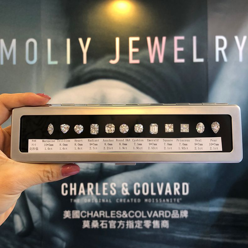 US CC Moisan official authorized general agent MOLIY jewelry GIA certified diamond ring jewelry custom deposit