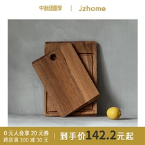 A few white oak solid wood cutting board Norse style cutting board rolling panel kitchen cutting board supplementary food meat anti-mold case board