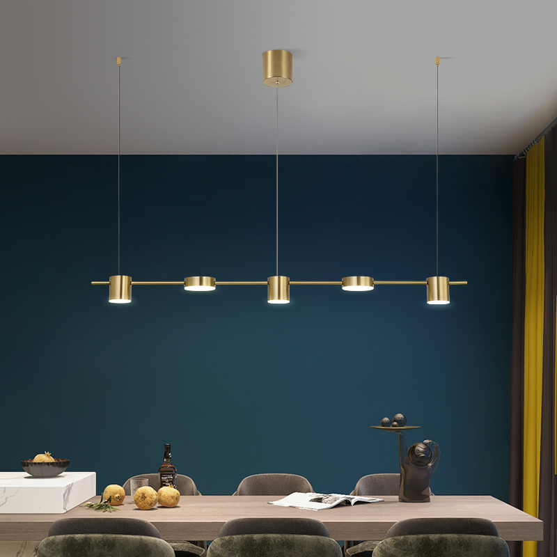 Nordic Dining Room Chandelia Minimalist About Modern Strip Three Heads Dining Table Light Personality Creative Home Light Lavish LED Lamps