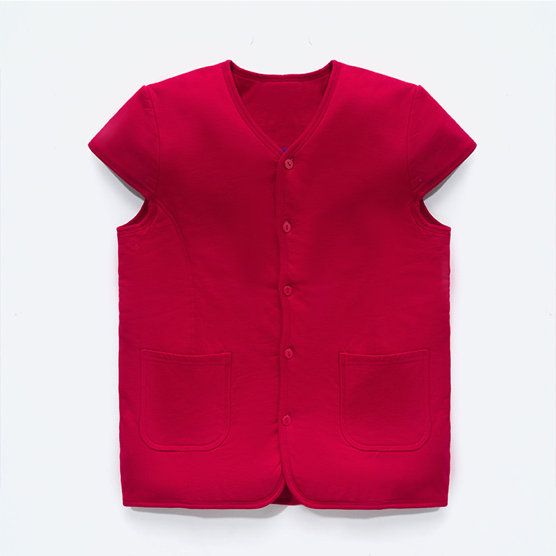 Ladies vest autumn and winter coat plus cotton middle-aged and elderly plus fat warm vest mother cotton vest grandma vest